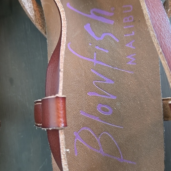 Blowfish Malibu Leather Sandals Size 9 - Picture 7 of 8